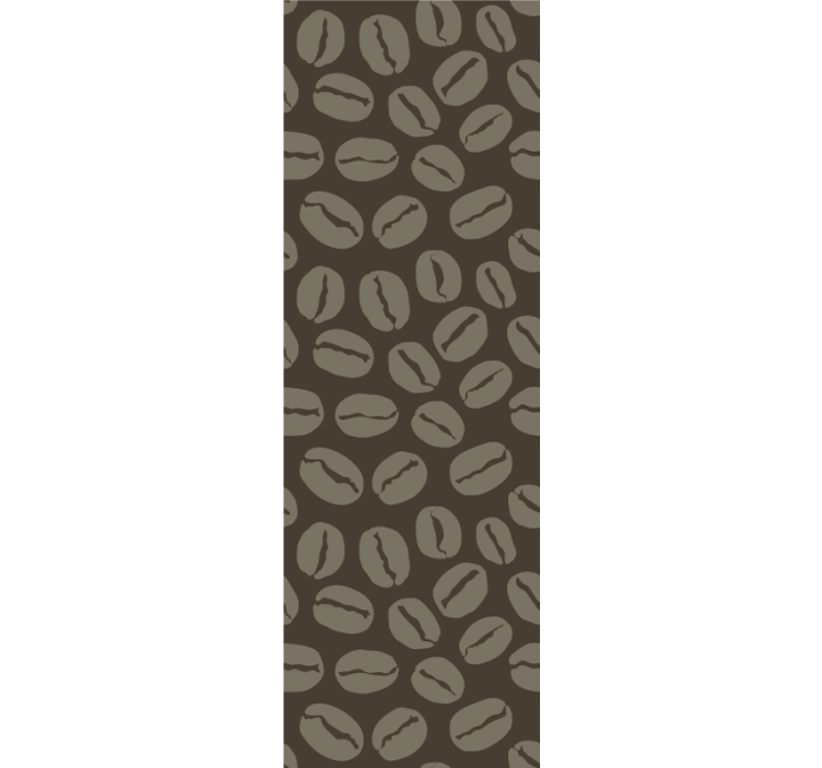 Blind kitchen dark coffee beans - TenStickers