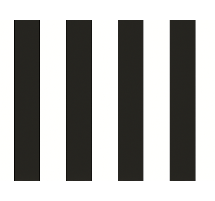 Blind kitchen black and white stripes - TenStickers