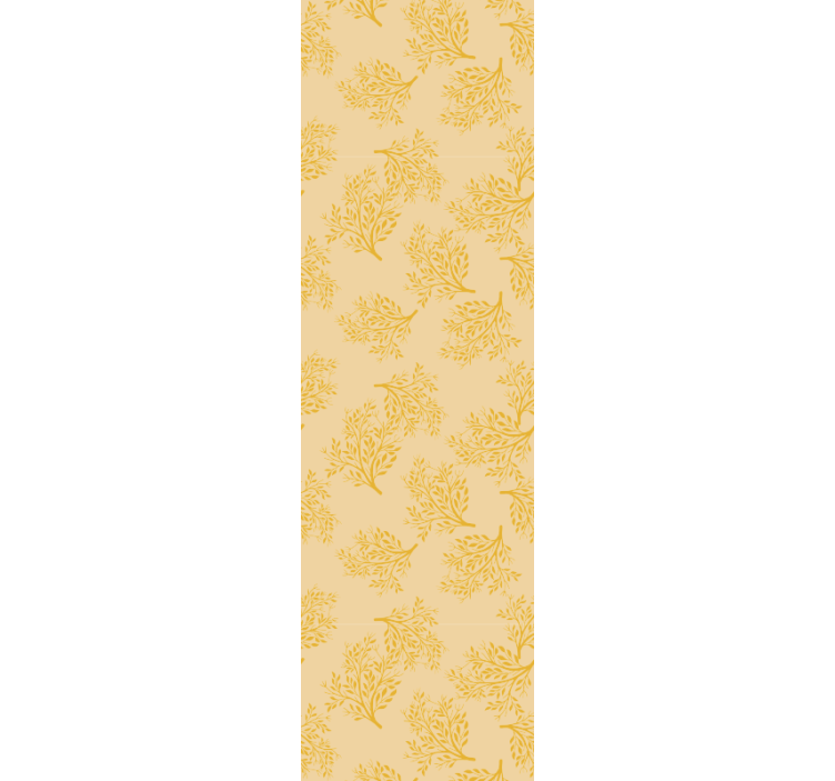 Dining room blind nordic orange trees design - TenStickers