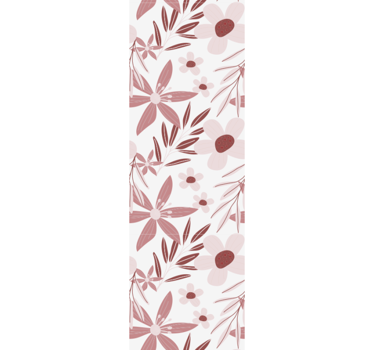 Dining room blind pink daisy flowers design - TenStickers