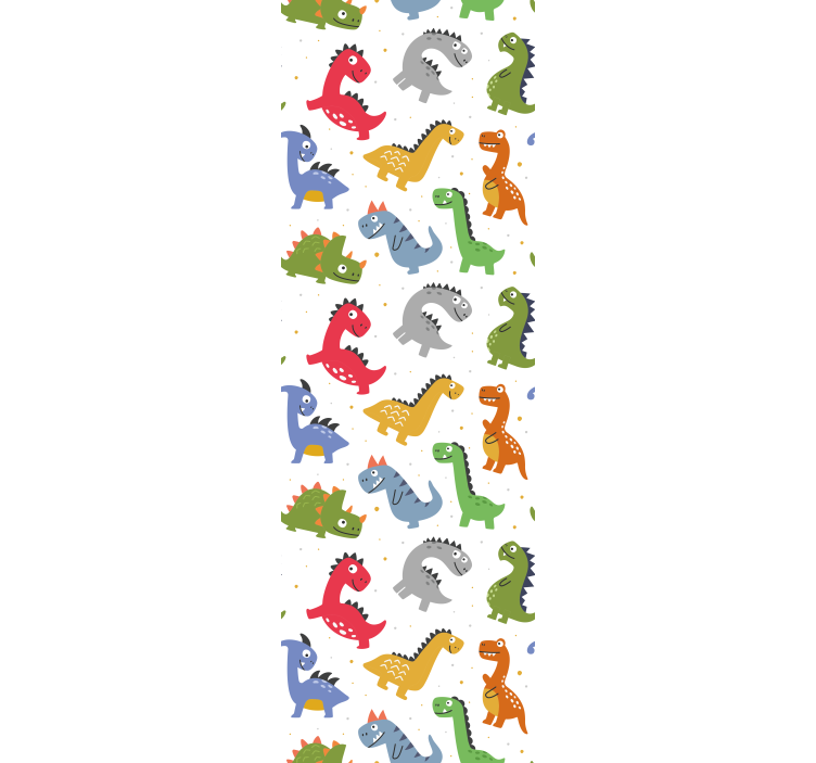 Blind children adorable dinosaur types - TenStickers