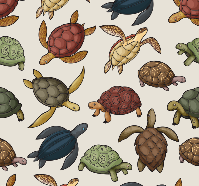 Blind children turtle variety - TenStickers