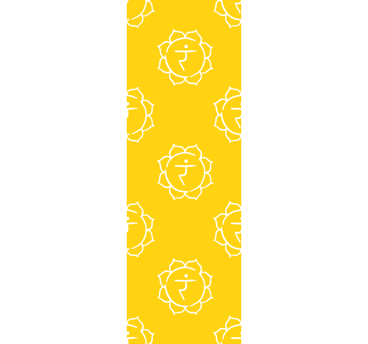 Blind office solar plexus chakra symbol - TenStickers