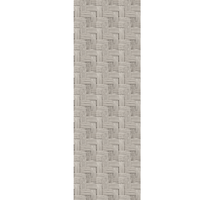 Blind office gray handmade wicker effect - TenStickers
