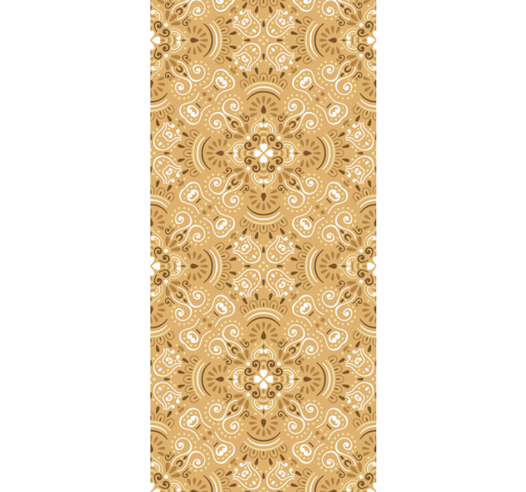 Blind teens vintage beige ornamental pattern - TenStickers