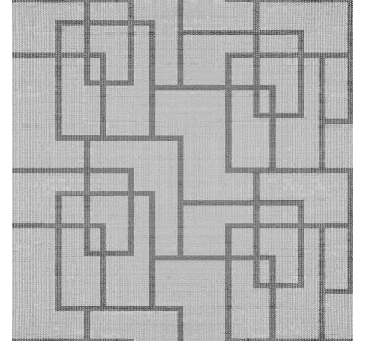 Modern blind in gray geometric lines - TenStickers