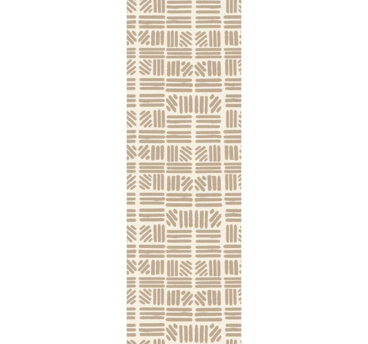 Modern blind with geometric line patterns - TenStickers