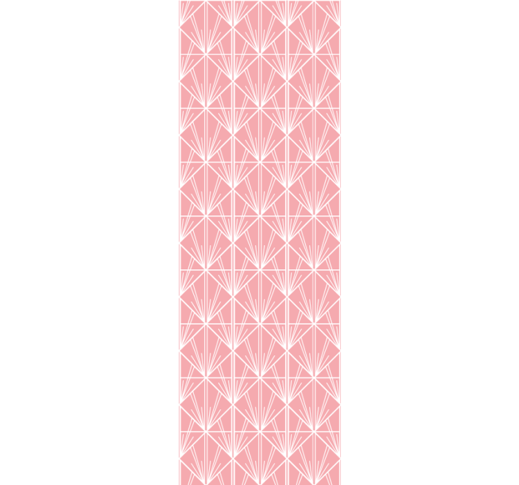 Modern blind geometric pink design - TenStickers