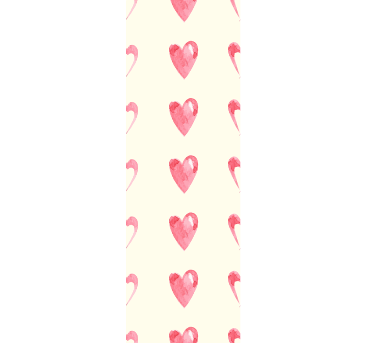 Modern blind pattern-decor broken hearts - TenStickers