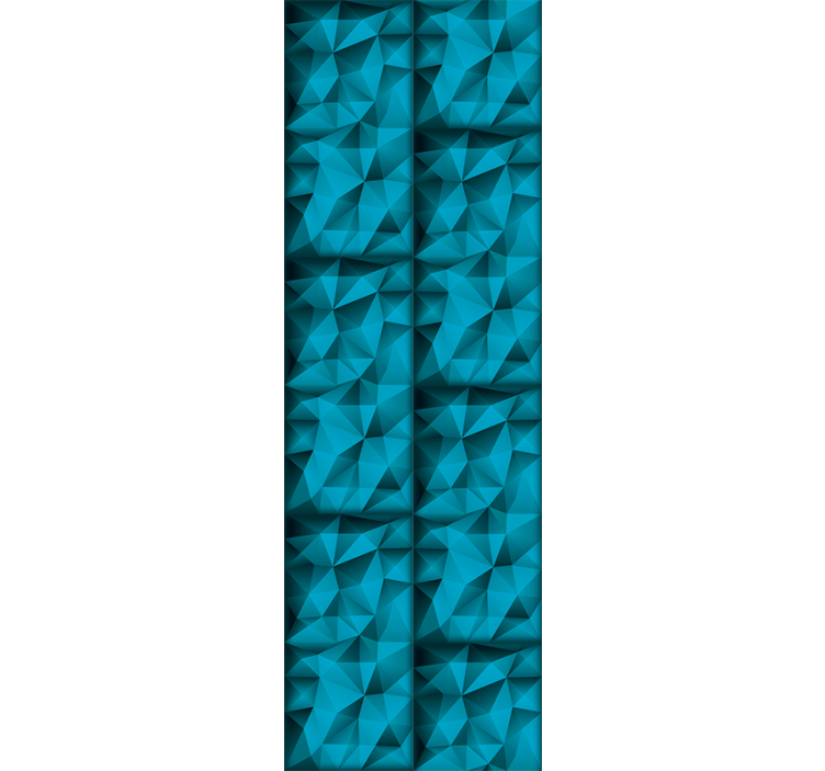 Modern blind blue depths 3d pattern - TenStickers