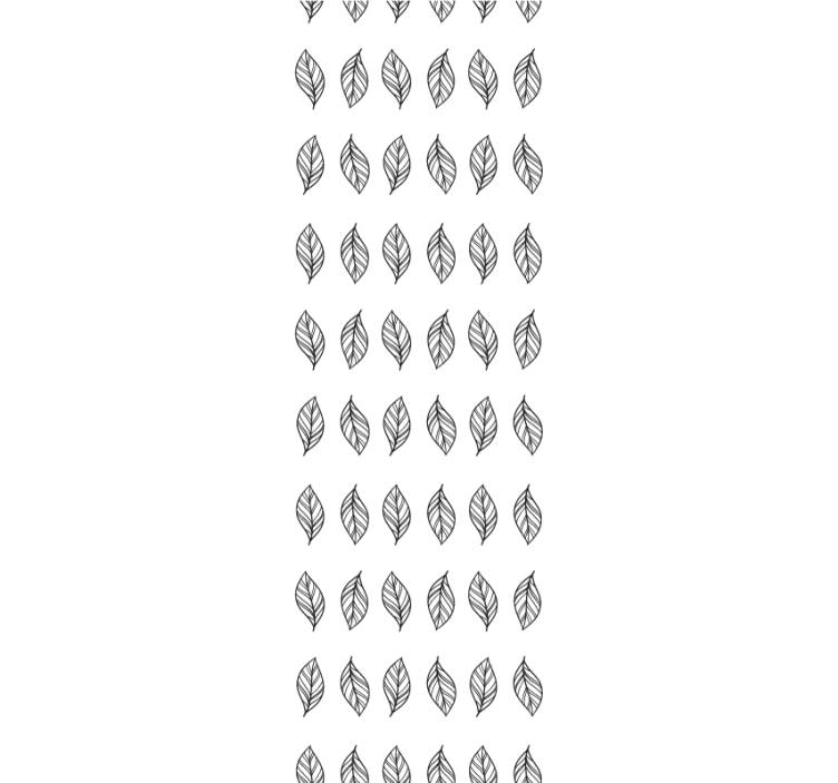 Modern blind with leaf-shaped minimalistic stripes - TenStickers