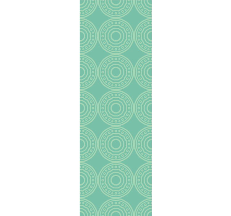 Modern blind eclectic style circle design - TenStickers