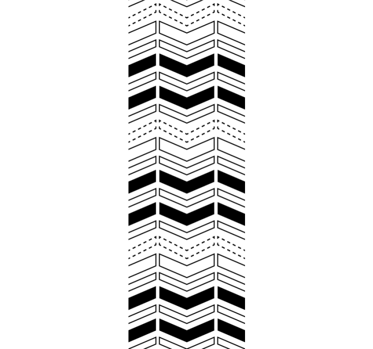 Modern blind with creative arrow shapes - TenStickers