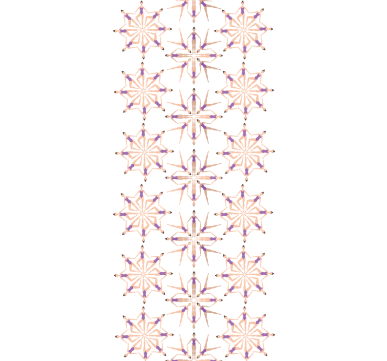 Modern blind with synchronized swimming figures pattern - TenStickers