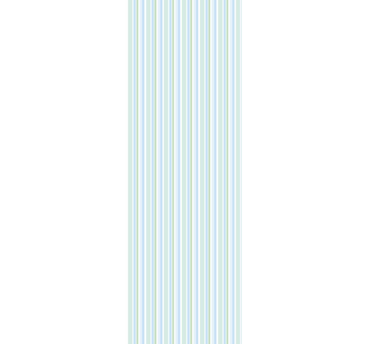 Modern blind with pastel stripes pattern - TenStickers