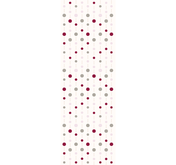 Modern blind in pastel dots with lines pattern - TenStickers