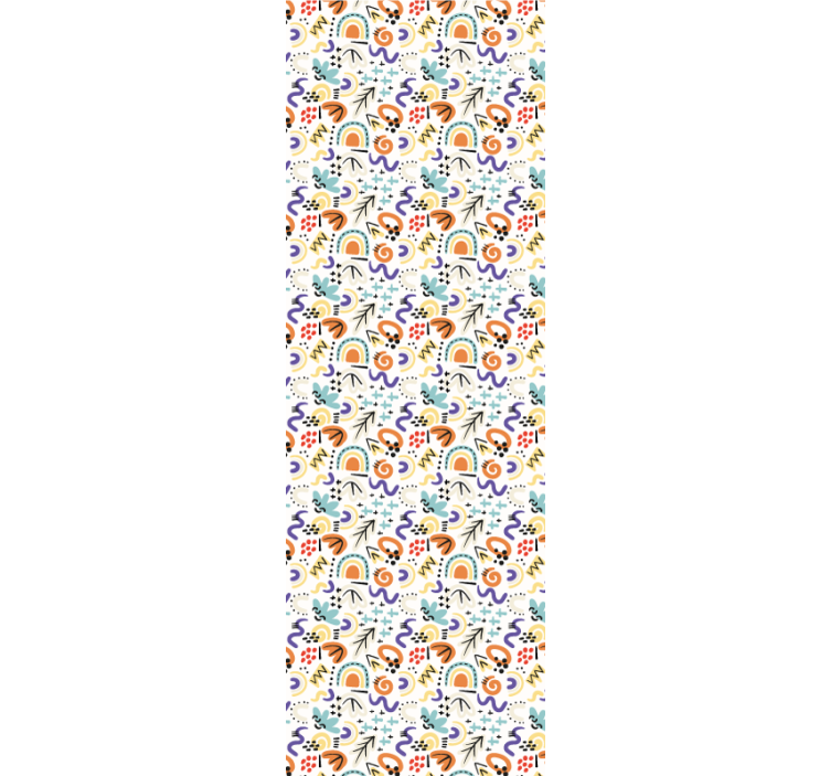Modern blind organic flat abstract design - TenStickers