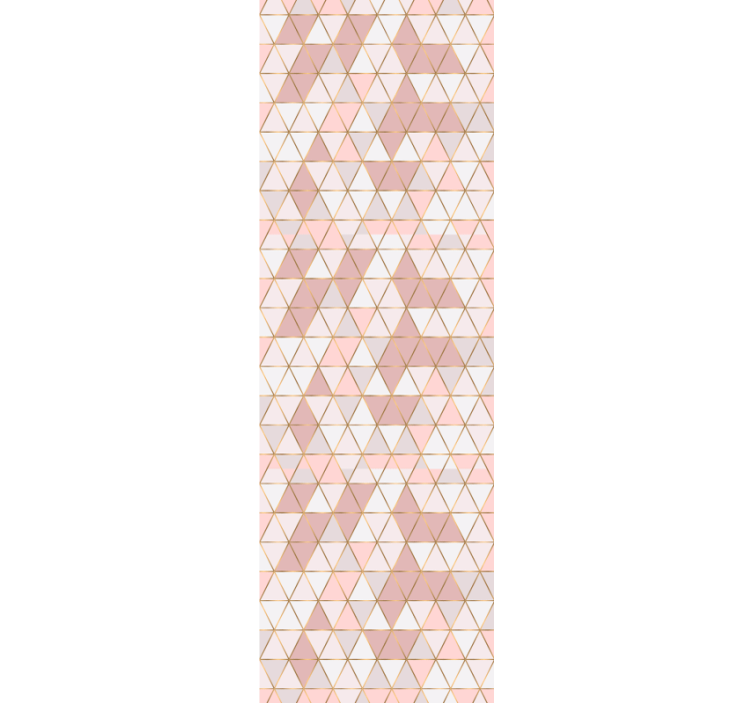 Modern blind in light colors with gold lines - TenStickers