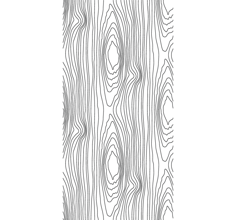 Modern blind in black nature stripes - TenStickers