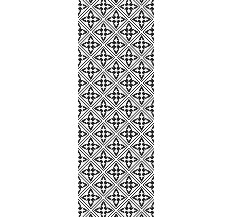Modern blind with floral patterns - TenStickers