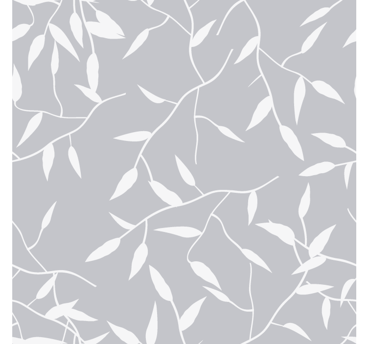 Modern blind white branch design - TenStickers