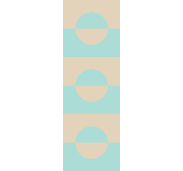 Modern blind in light blue and beige dot squares - TenStickers