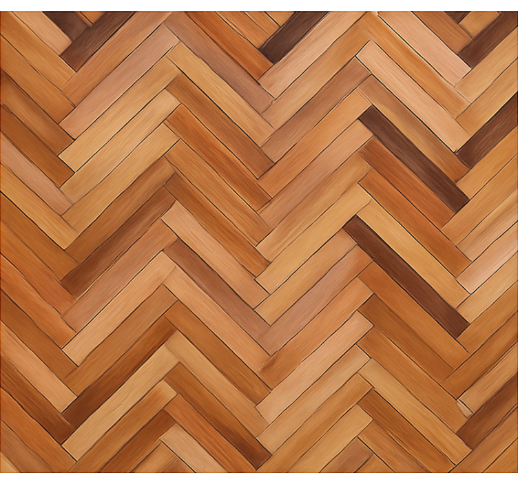 Pattern roller blind classic oak herringbone - TenStickers