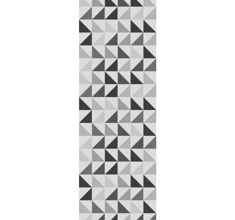 Blind grey triangular patterns - TenStickers