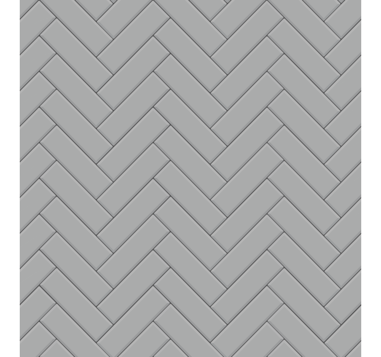 Blind grey herringbone grey tiles - TenStickers