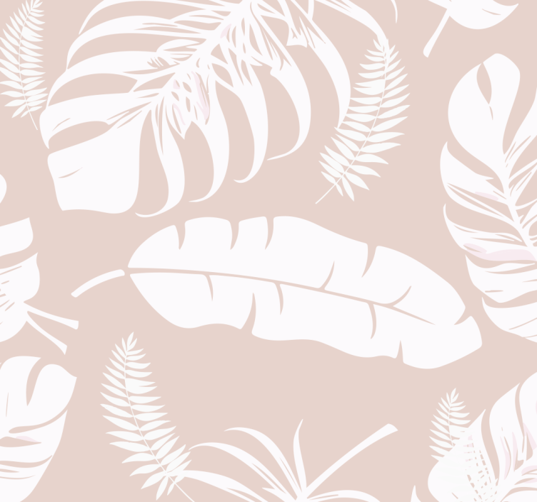 Blind beige banana leaves - TenStickers