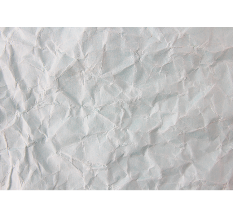 White window blind with white crumpled paper texture - TenStickers