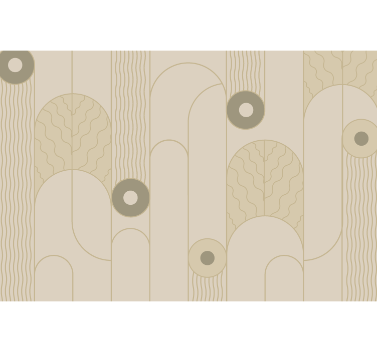Blind beige abstract lines - TenStickers