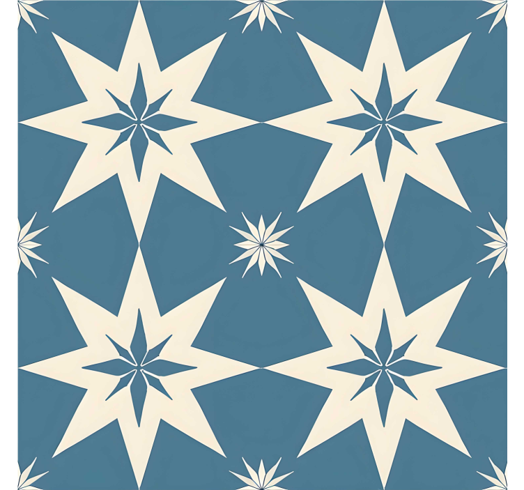 Blind blue celestial starry design - TenStickers