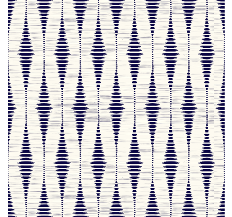 Blind blue navy blue rabaul ikat pattern - TenStickers