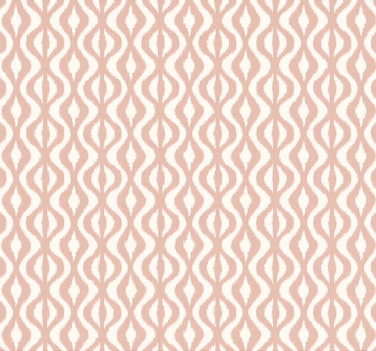 Modern blind dusty rose ikat geometric design - TenStickers