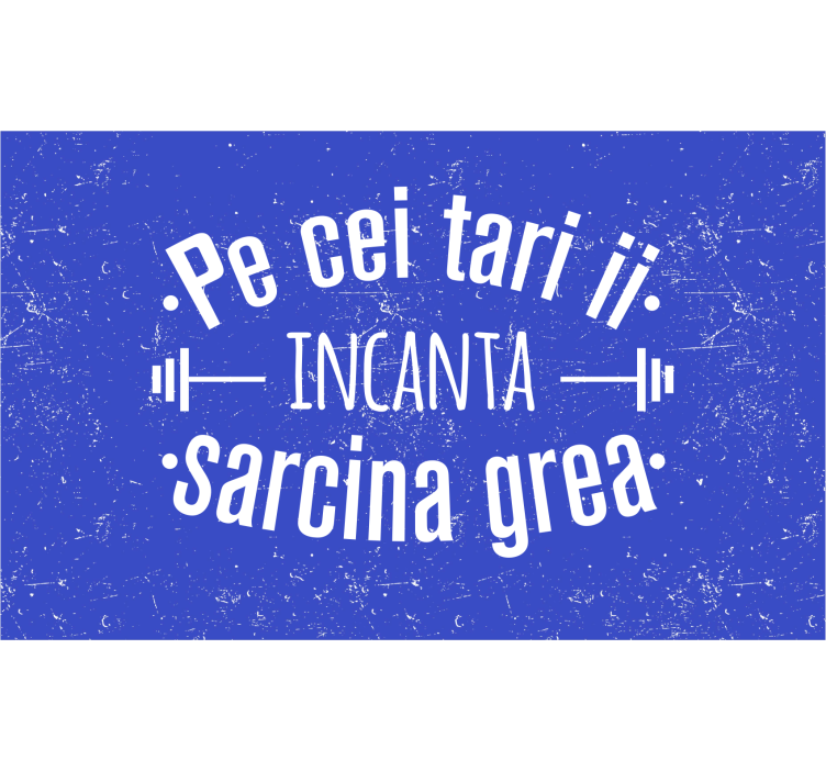 Blind blue strong souls embrace heavy burdens - TenStickers