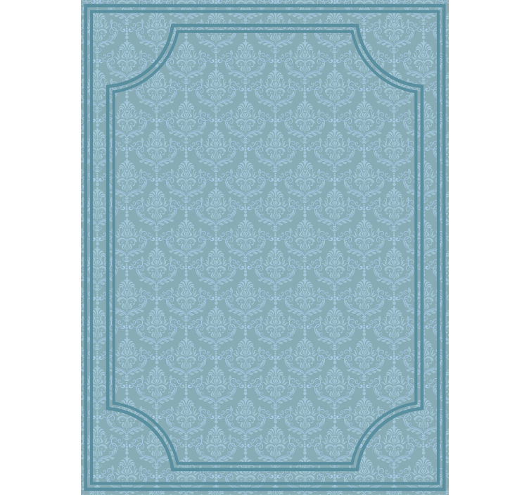 Blind blue baroque elegance - TenStickers