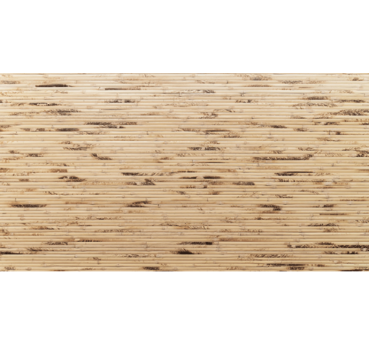 Blind beige horizontal light brown wooden sticks - TenStickers