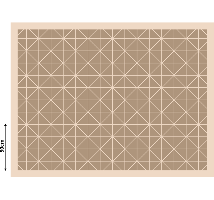 Blind beige decorative beige patterned tile - TenStickers