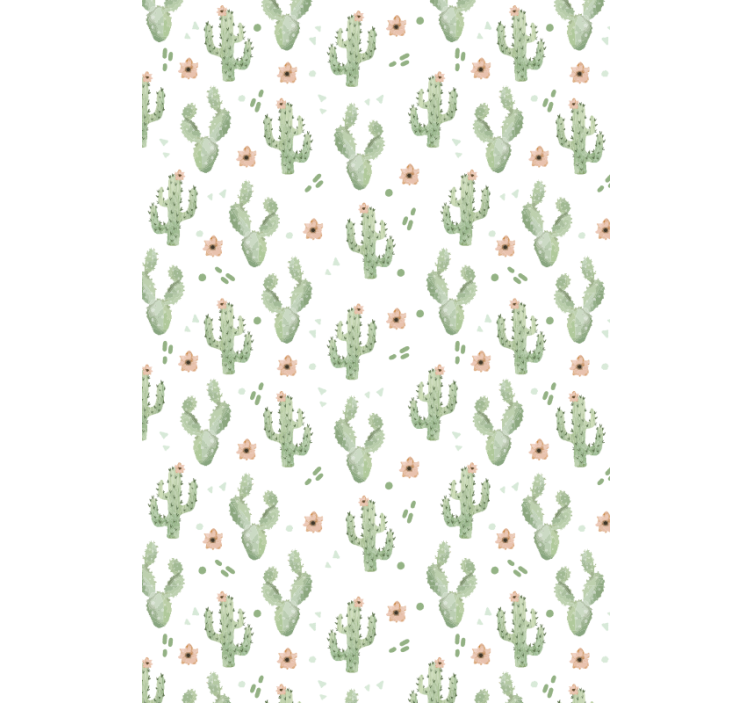 Green pattern Cactus blind - TenStickers