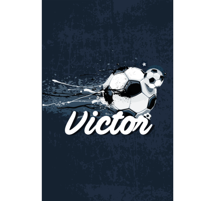 Original design with name Football blind - TenStickers