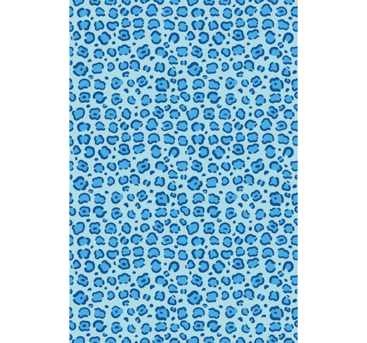 Blue leopard print Various animal blind - TenStickers
