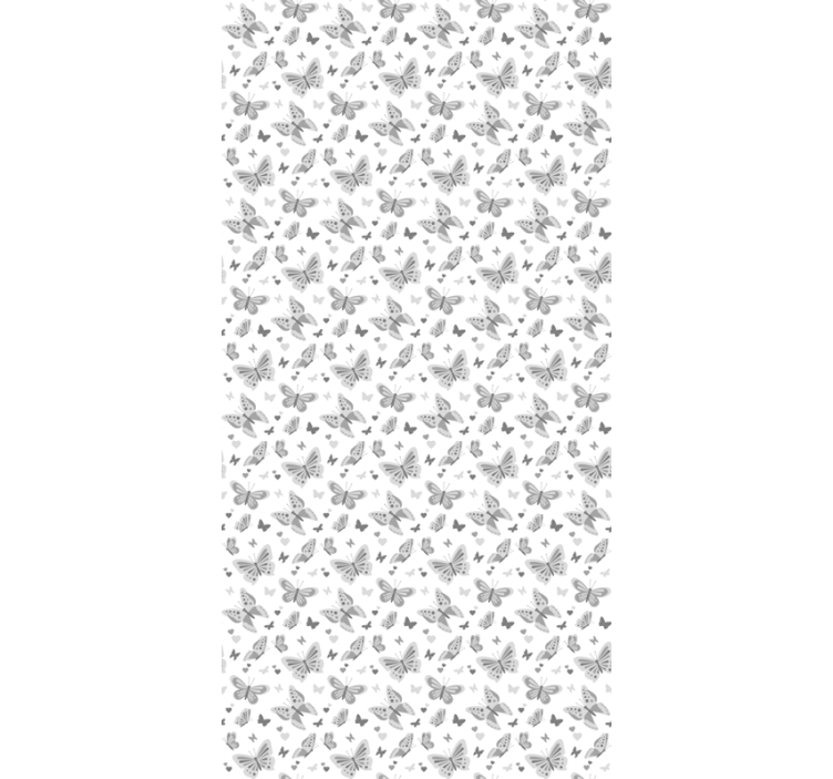 Flying grey Butterfly blind - TenStickers