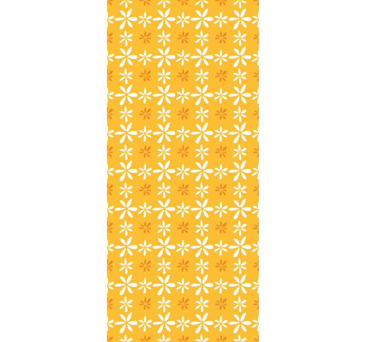Floral Sunshine Pattern blind flowers and plants - TenStickers