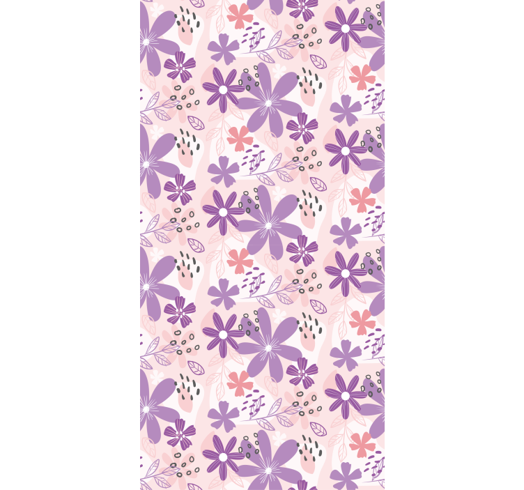 Butterfly Floral Cascade butterflies blind - TenStickers