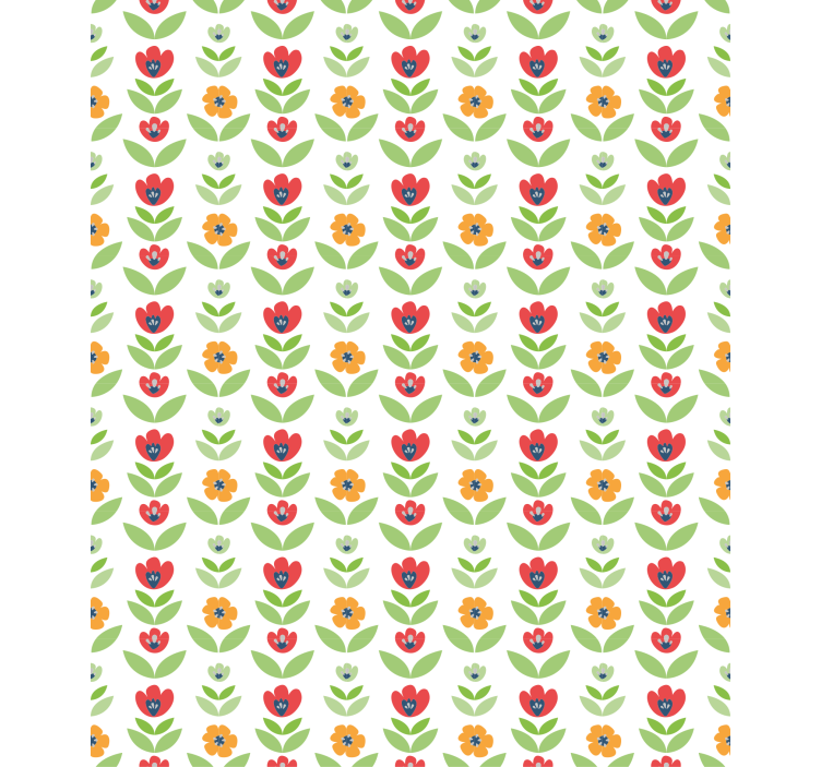 Charming Floral Pattern blind flowers and plants - TenStickers