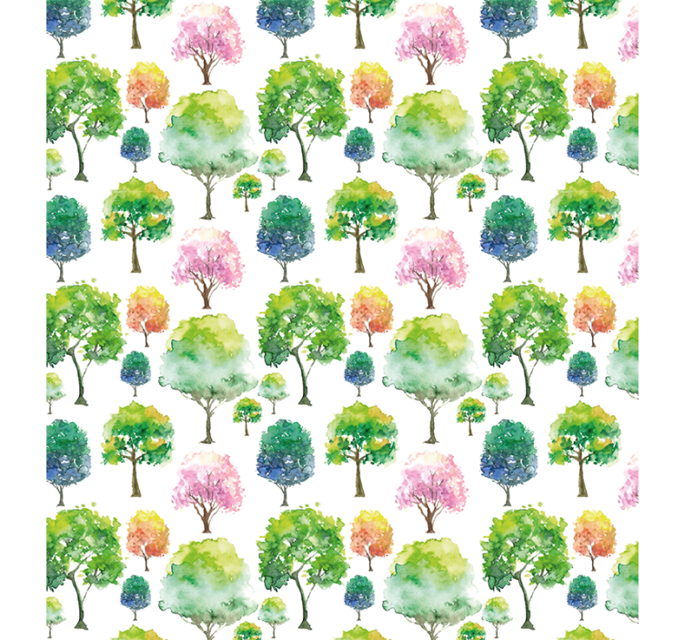 Seasonal pattern tree blind - TenStickers