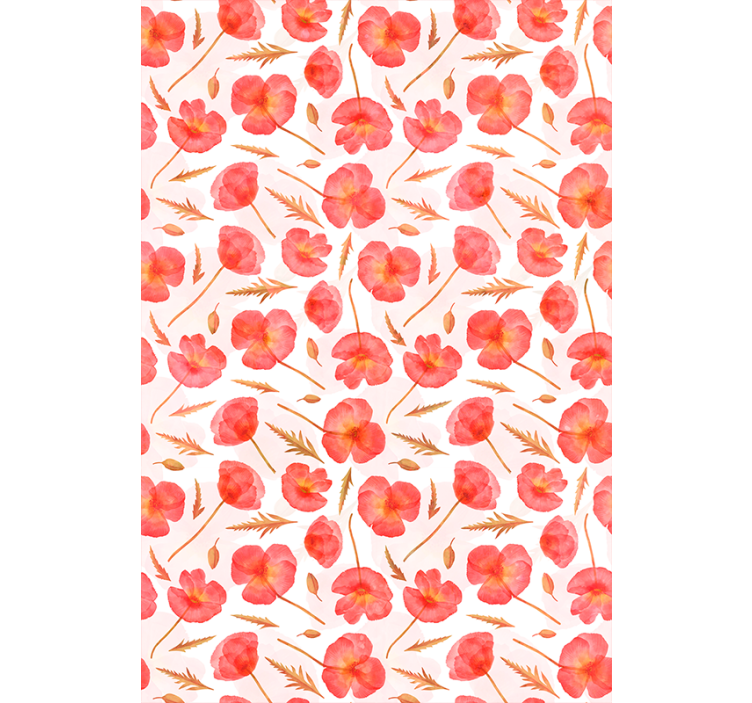 Delicate floral patterns blind flowers and plants - TenStickers