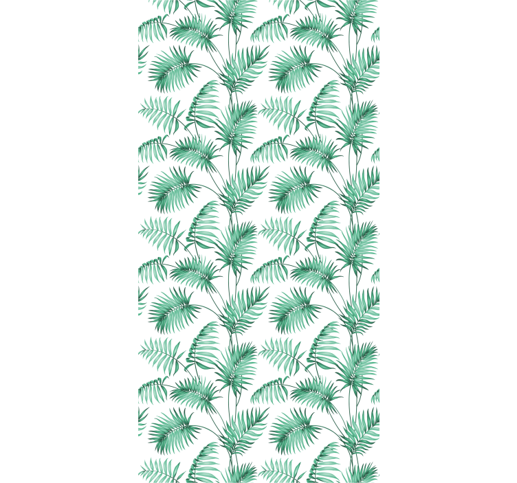 Lush Green Foliage blind flowers and plants - TenStickers