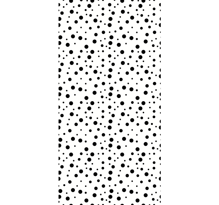 Pattern roller blind bold dotted design - TenStickers